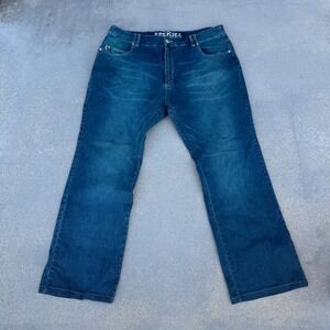 Ezekiel Industrial Denim‎ Series Mens Straight Leg Jeans Blue Wash Size 38x29